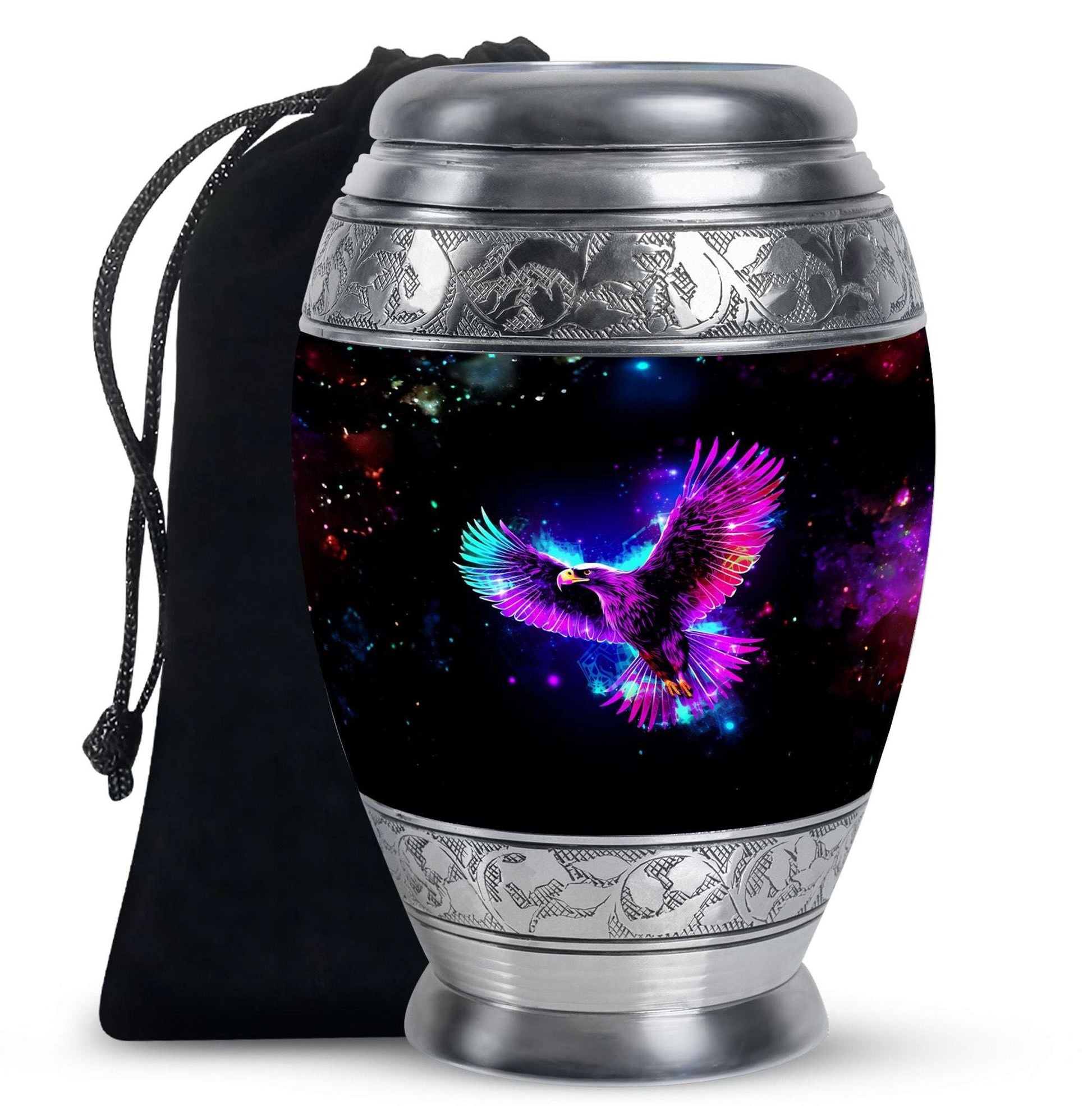 Eagle Theme Large Urn 10 Inch