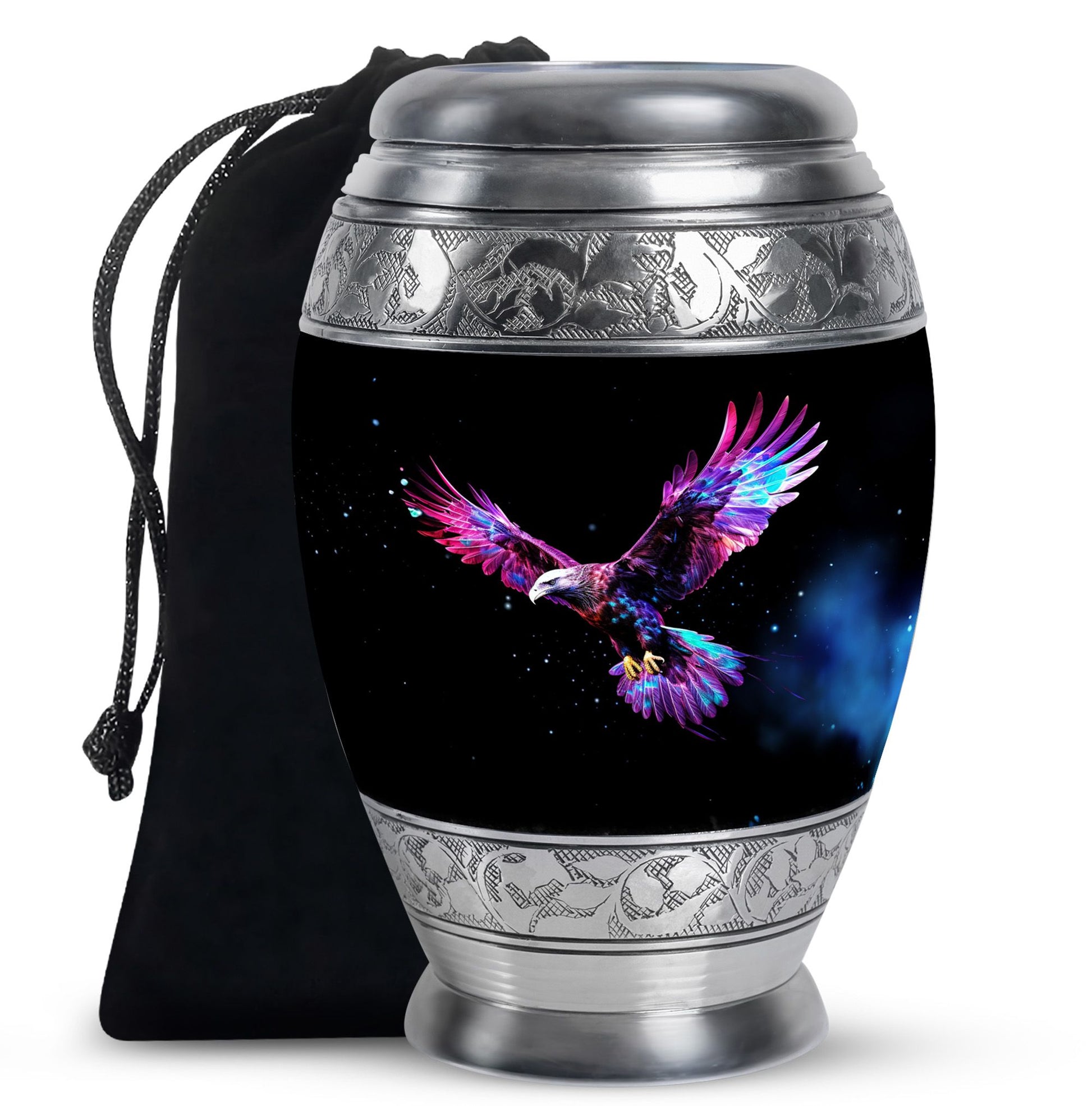 Eagle Theme Large Urn 10 Inch