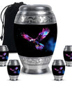 Eagle Theme Large Urn With 4 Keepsake Urn