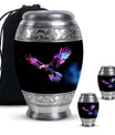 Eagle Theme Large Urn With 2 Keepsake Urn