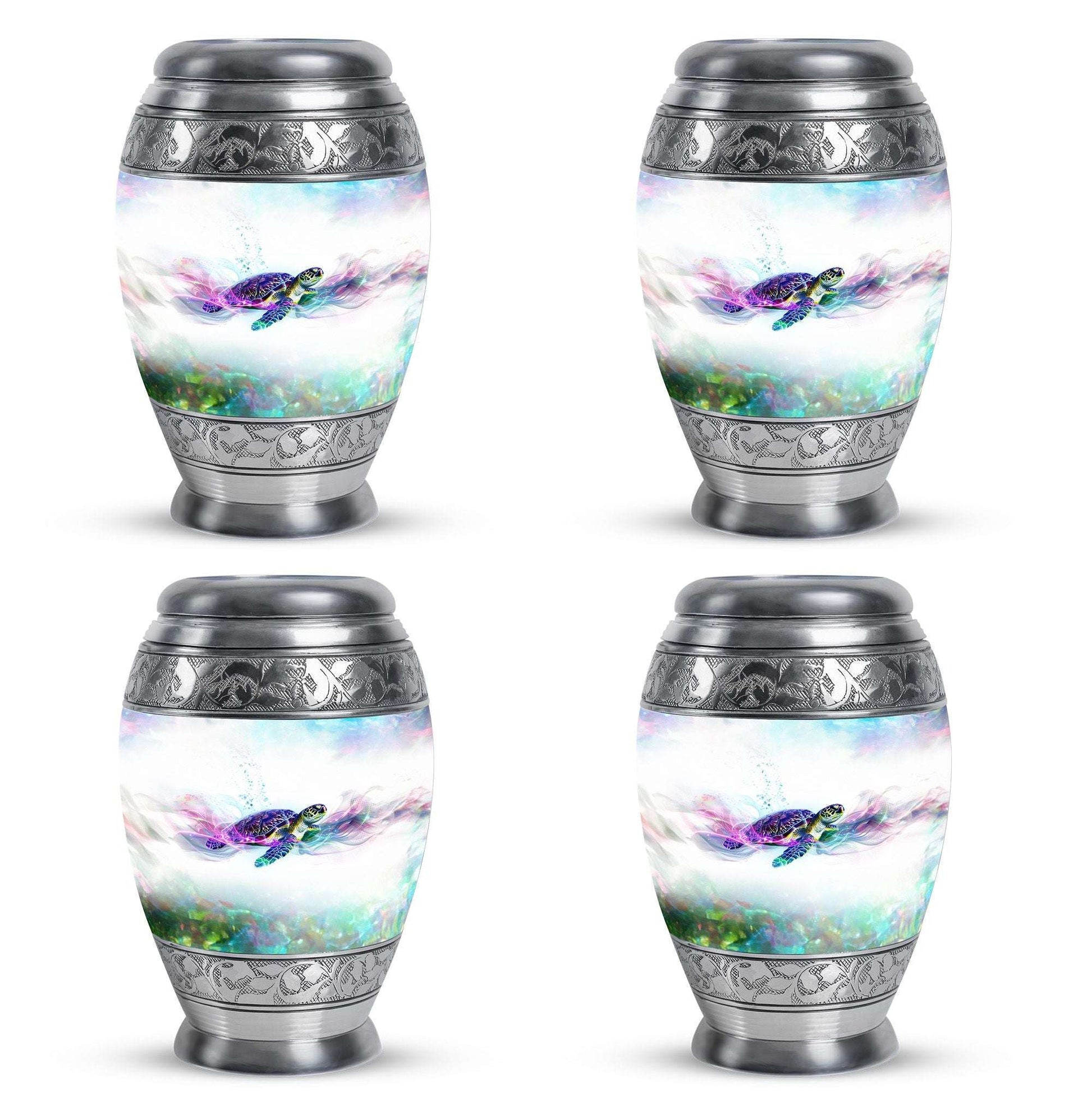 Turtle Theme 3 Inch Keepsake Pack of 4