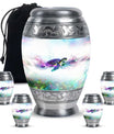 Turtle Theme Large Urn With 4 Keepsake Urn