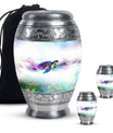 Turtle Theme Large Urn With 2 Keepsake Urn