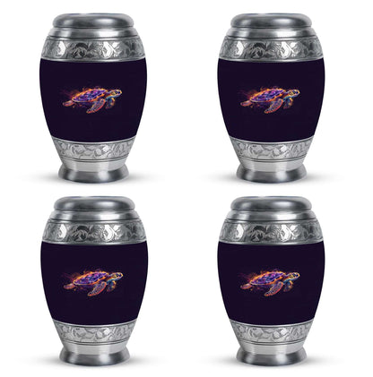 Turtle Theme 3 Inch Keepsake Pack of 4