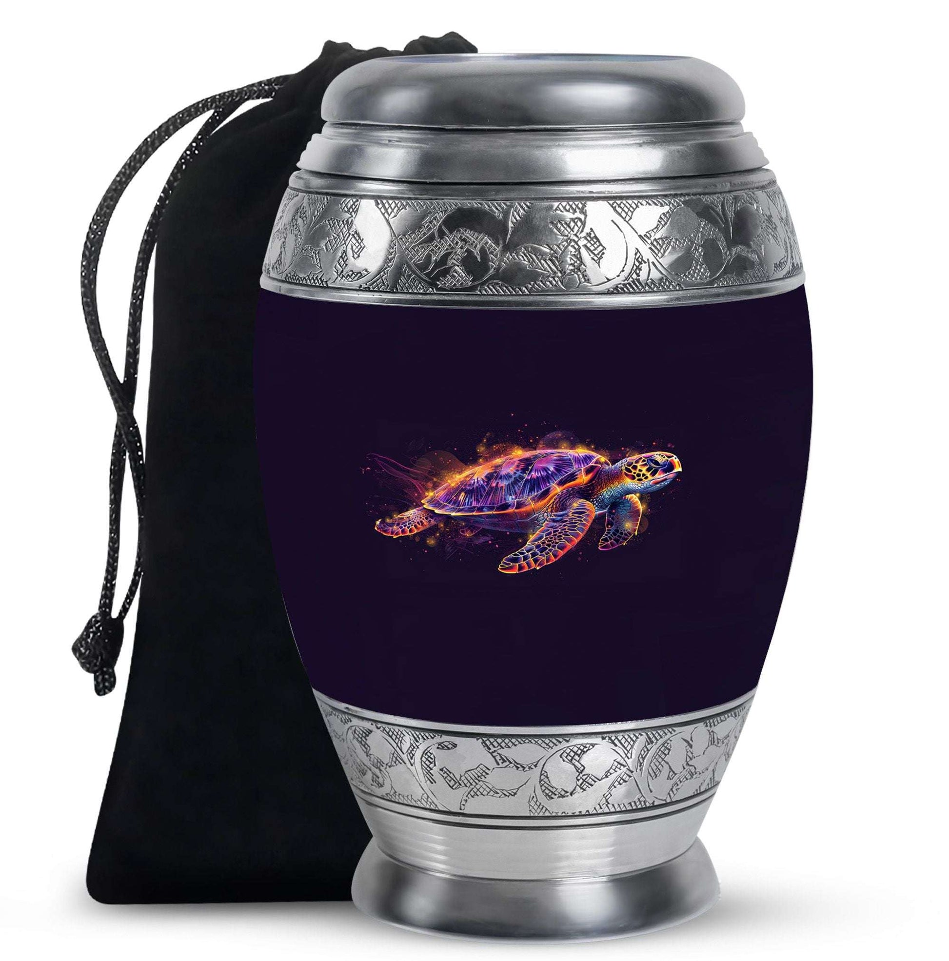 Turtle Theme Large Urn 10 Inch
