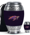 Turtle Theme Large Urn With 1 Keepsake Urn