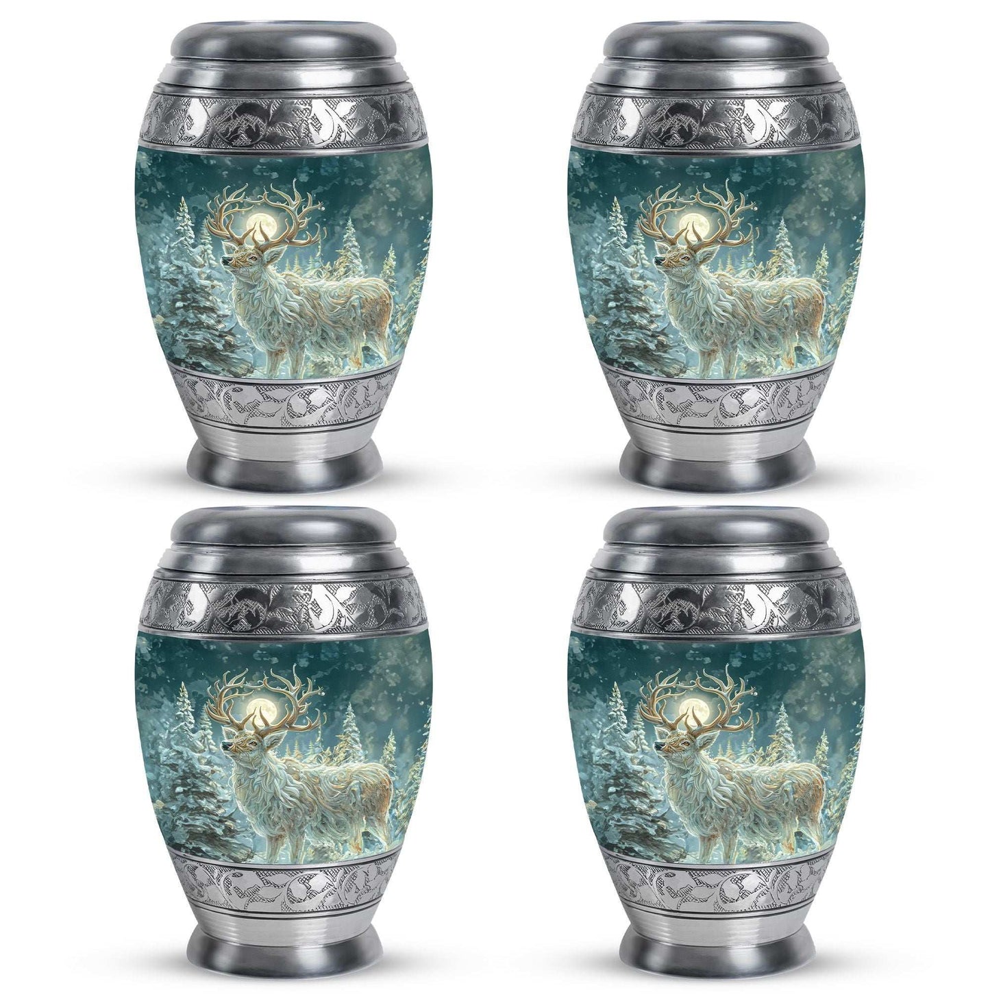 Deer Theme 3 Inch Keepsake Pack of 4