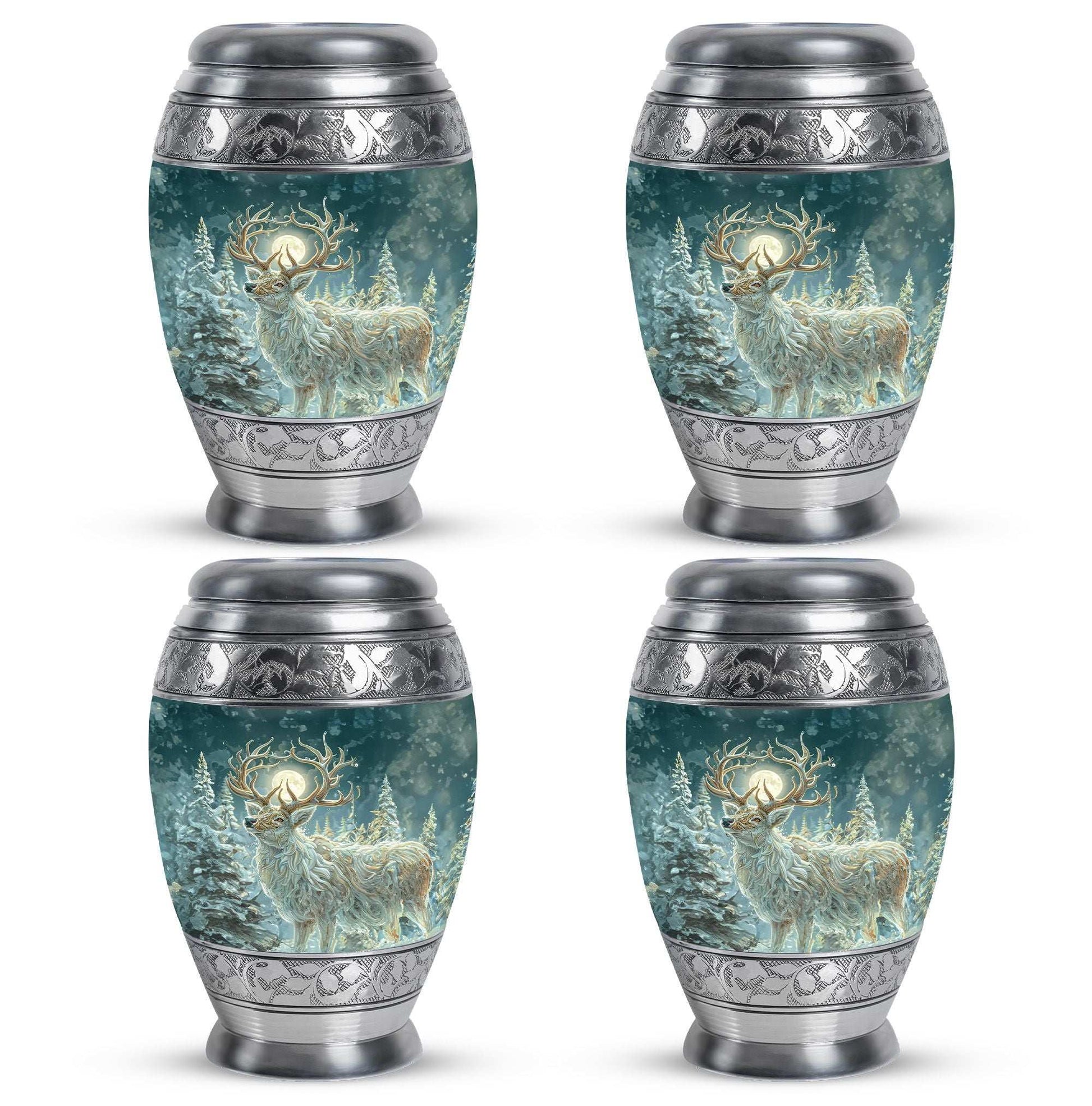 Deer Theme 3 Inch Keepsake Pack of 4