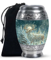 Deer Theme Large Urn 10 Inch