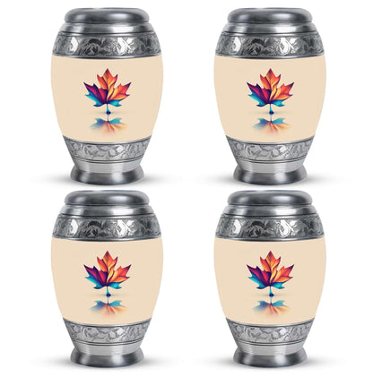 Mapple Leaf Theme 3 Inch Keepsake Pack of 4