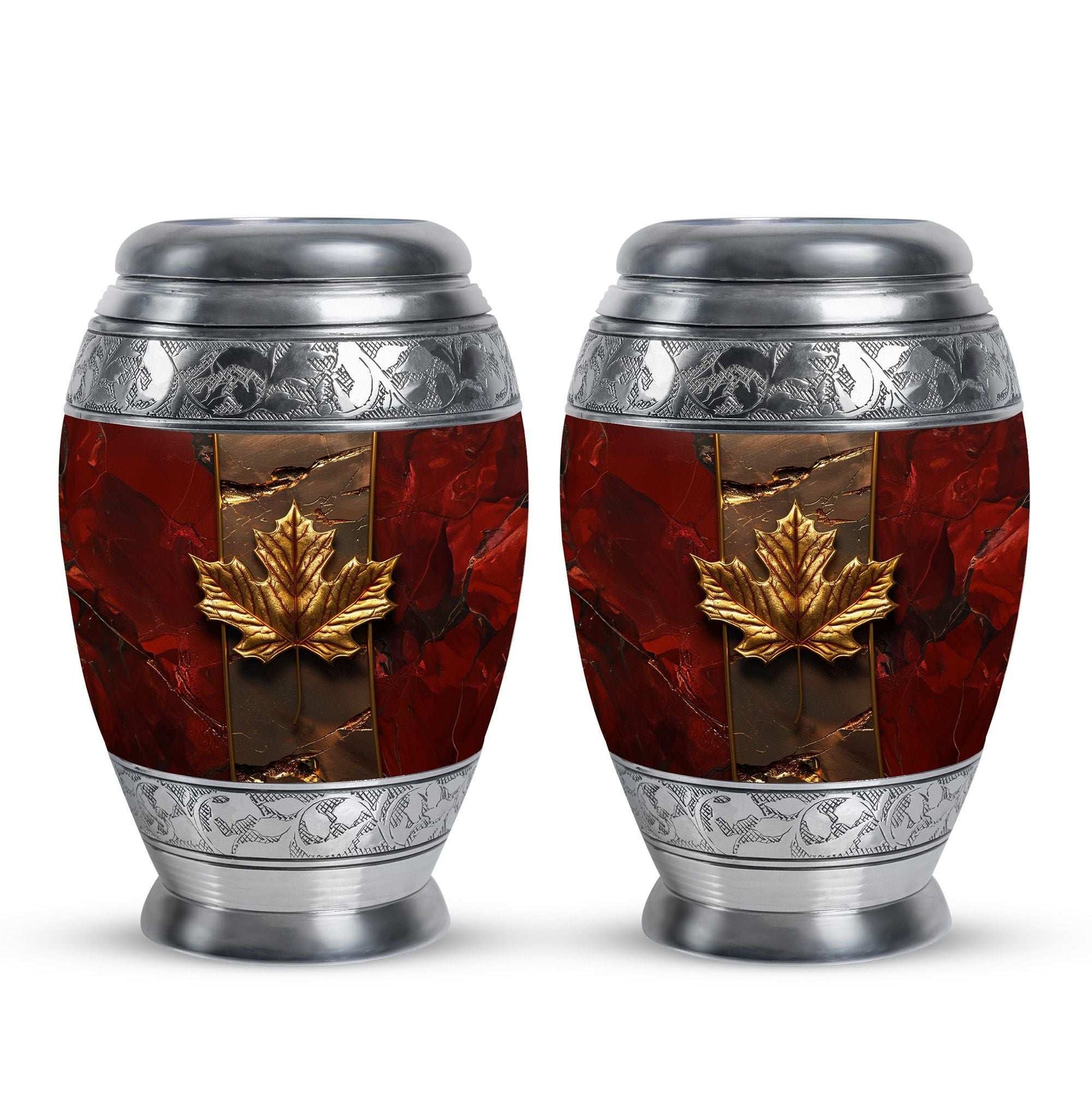 Mapple Leaf Theme 3 Inch Keepsake Pack of 2