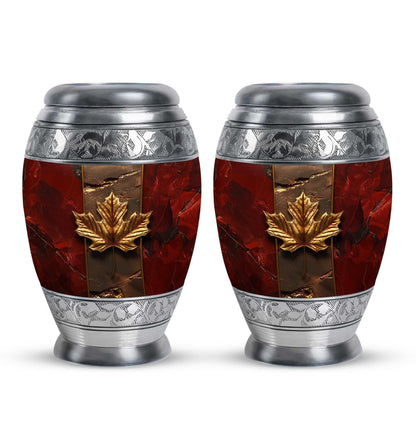 Mapple Leaf Theme 3 Inch Keepsake Pack of 2