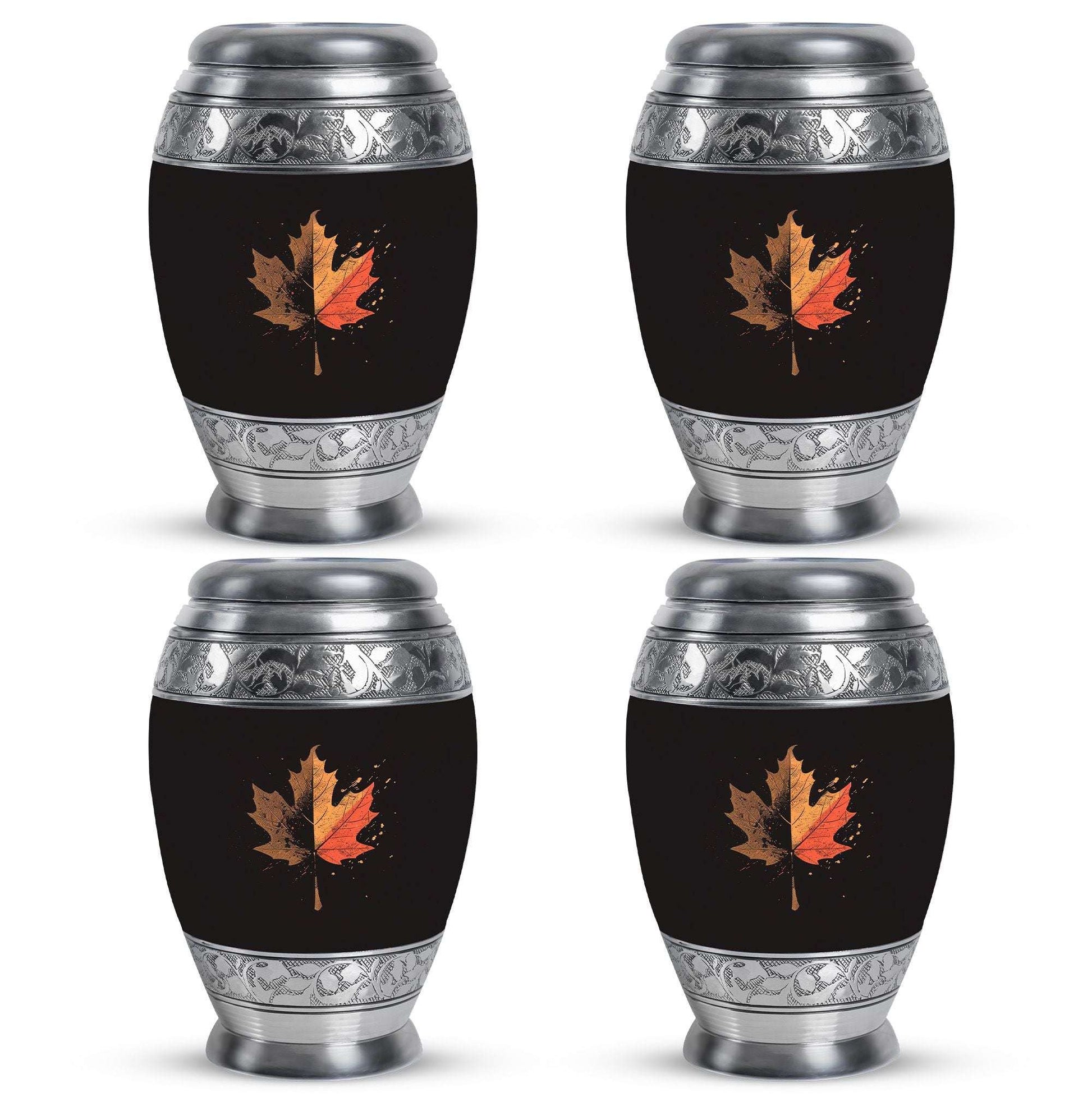 Mapple Leaf Theme 3 Inch Keepsake Pack of 4