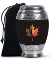 Mapple Leaf Theme Large Urn 10 Inch