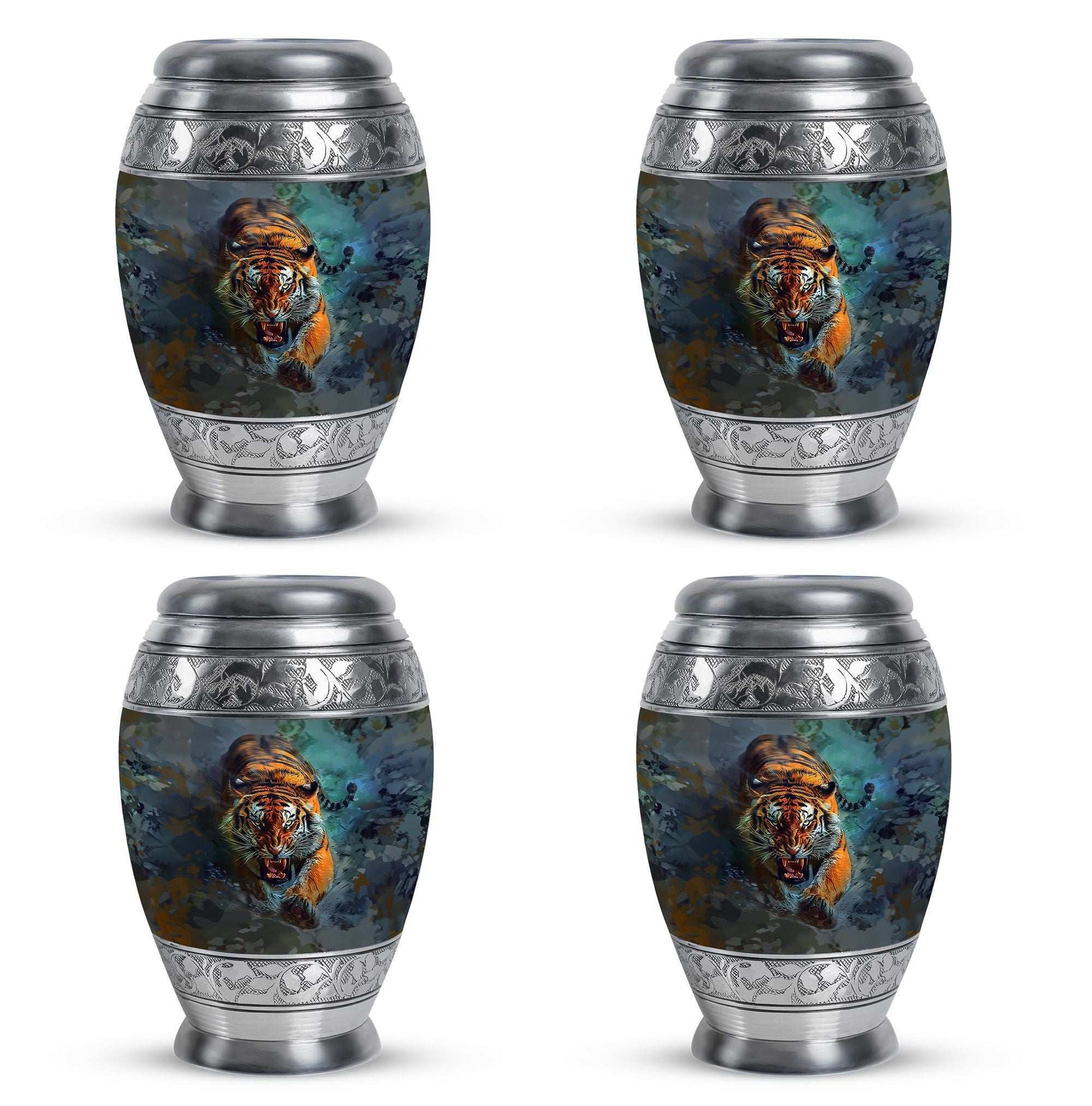 Tiger Theme 3 Inch Keepsake Pack of 4