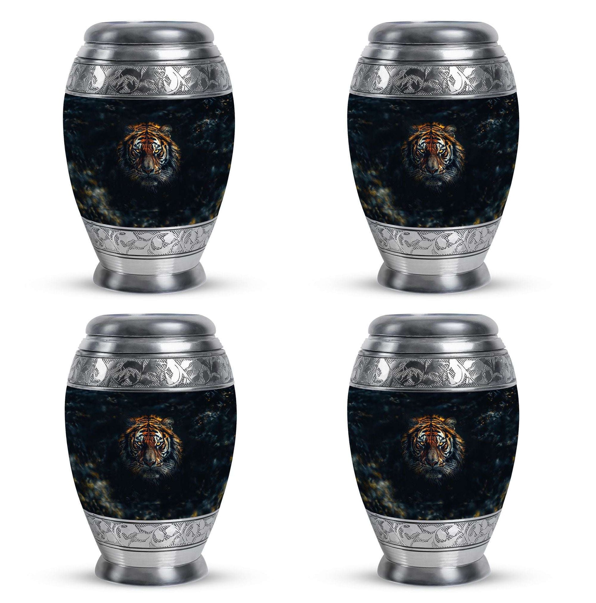 Tiger Theme 3 Inch Keepsake Pack of 4