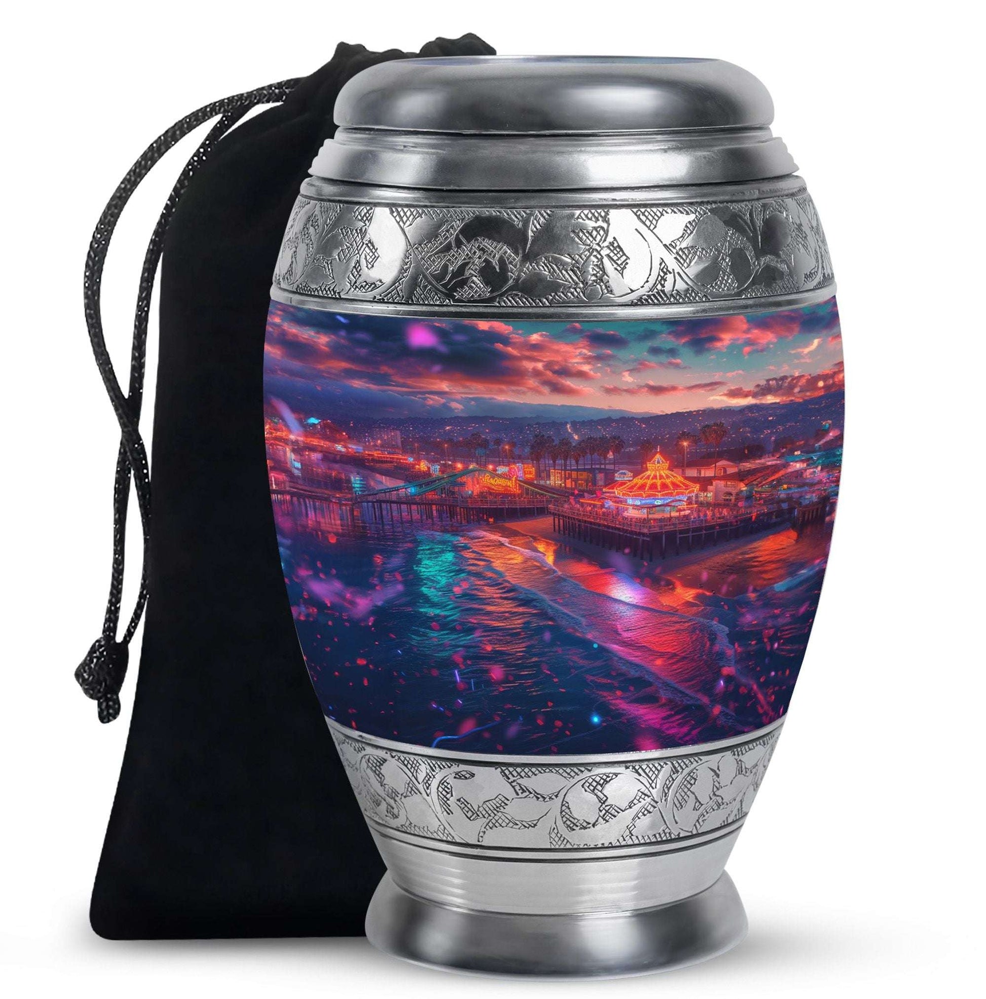 Beach Theme Large Urn 10 Inch