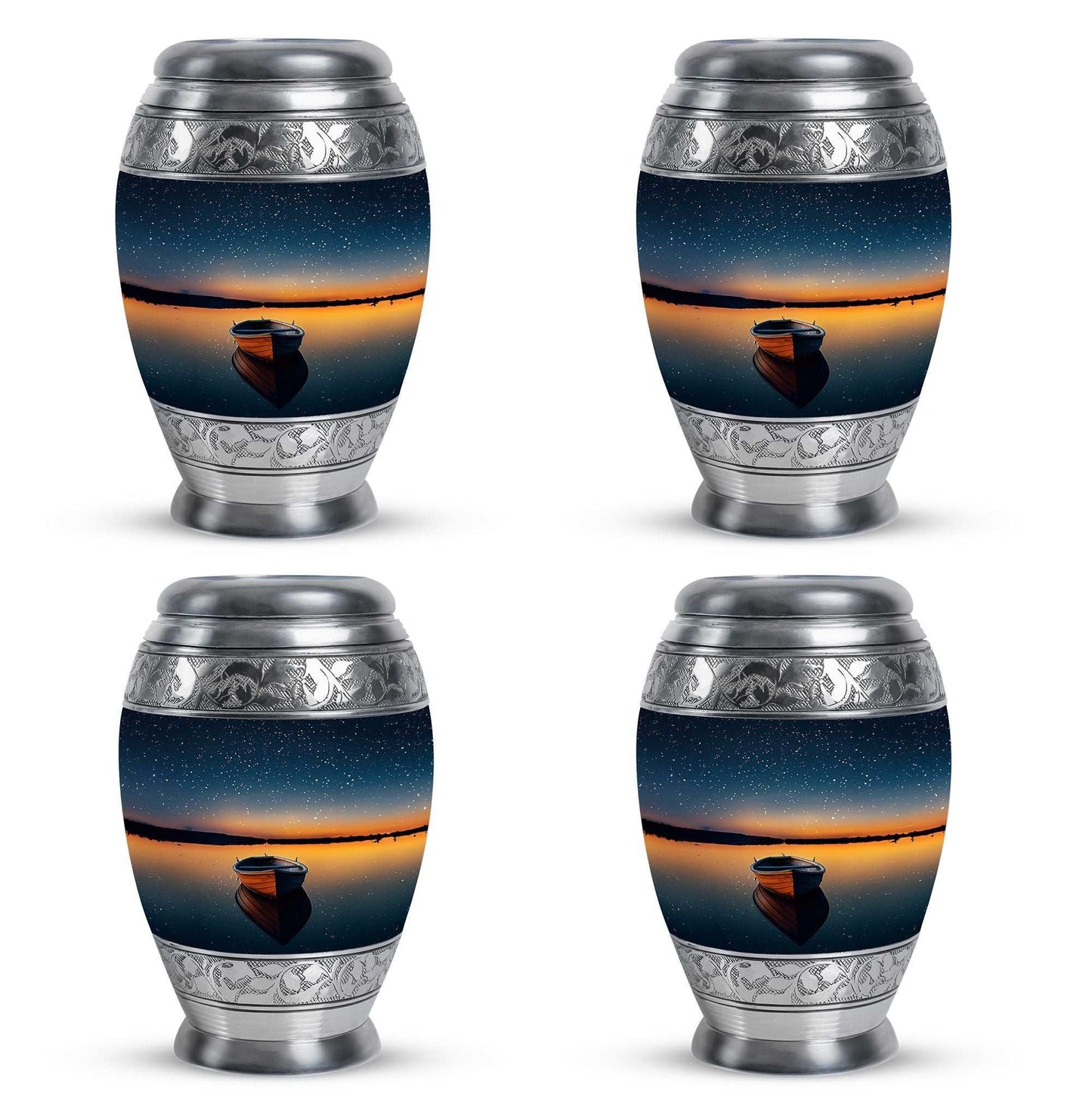 Boat Theme 3 Inch Keepsake Pack of 4