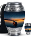 Boat Theme Large Urn With 1 Keepsake Urn
