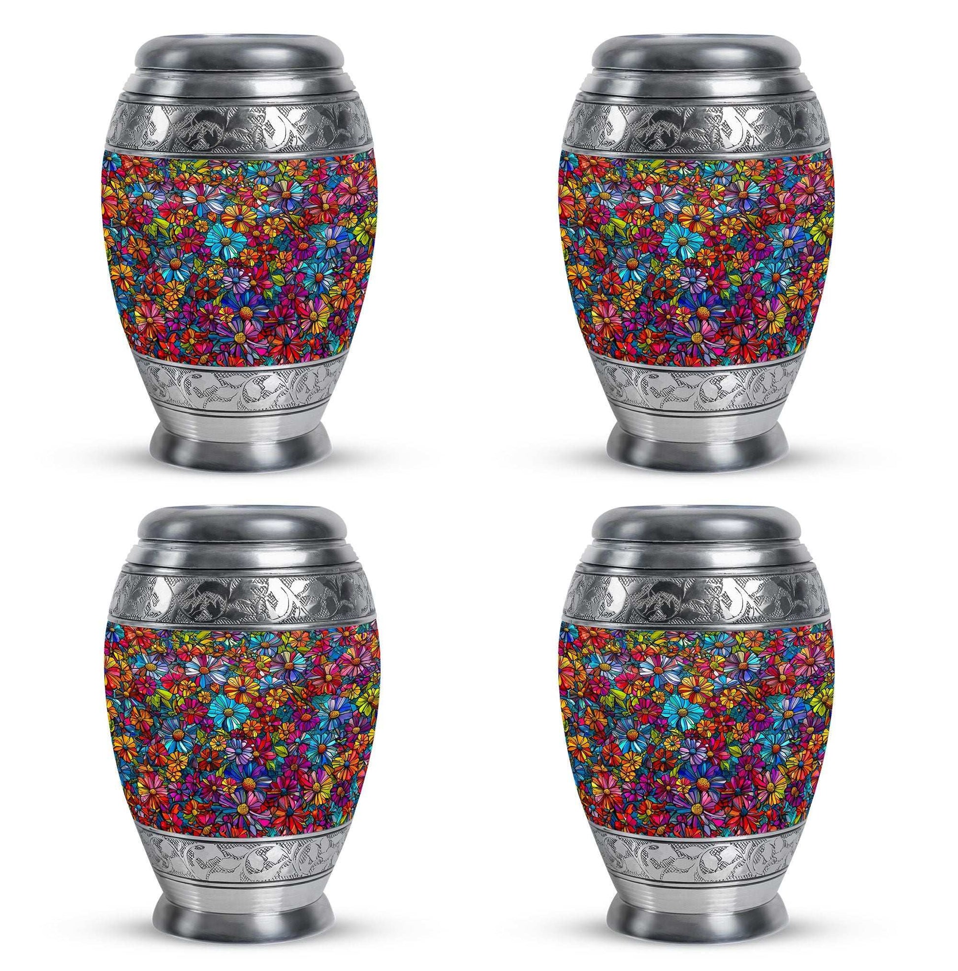 Flowers Theme 3 Inch Keepsake Pack of 4