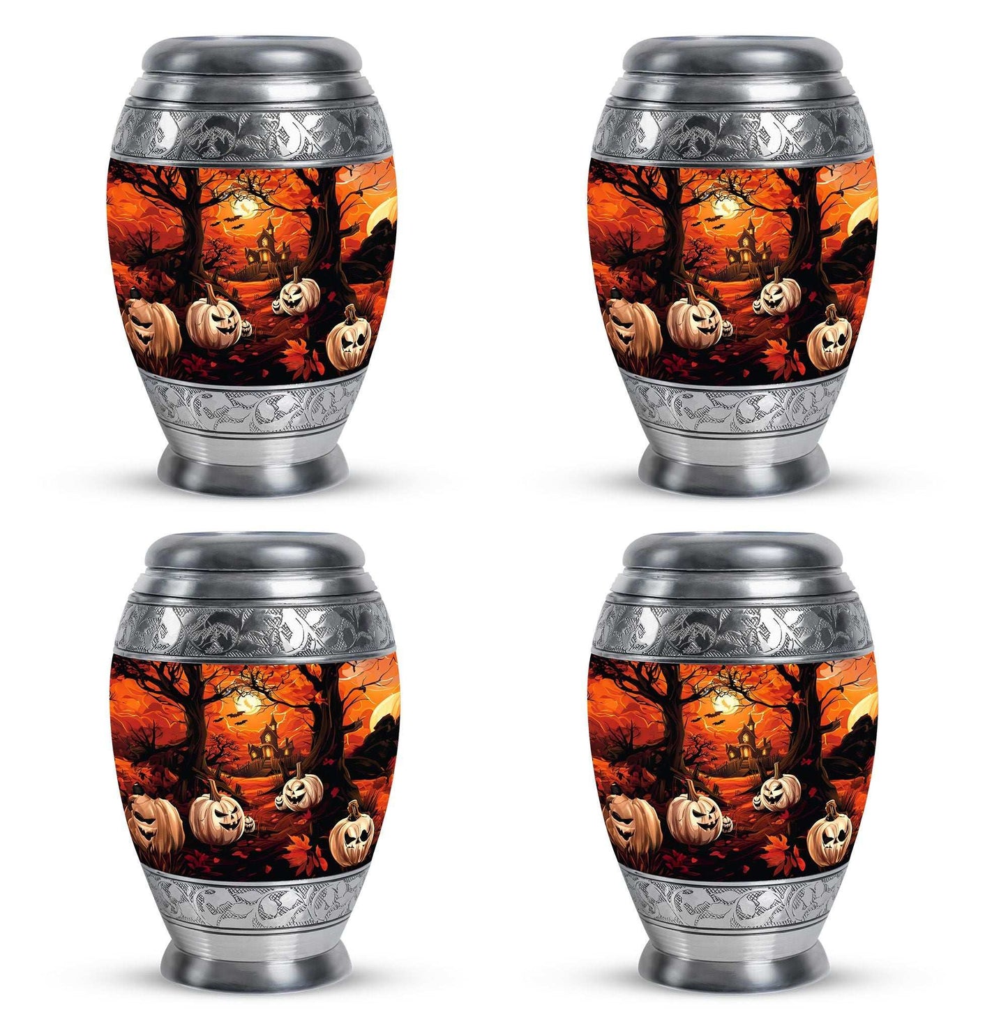 Halloween Theme 3 Inch Keepsake Pack of 4