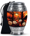 Halloween Pumpkin Urn For Men & Women – Haunted House Urn For Cremations Ashes