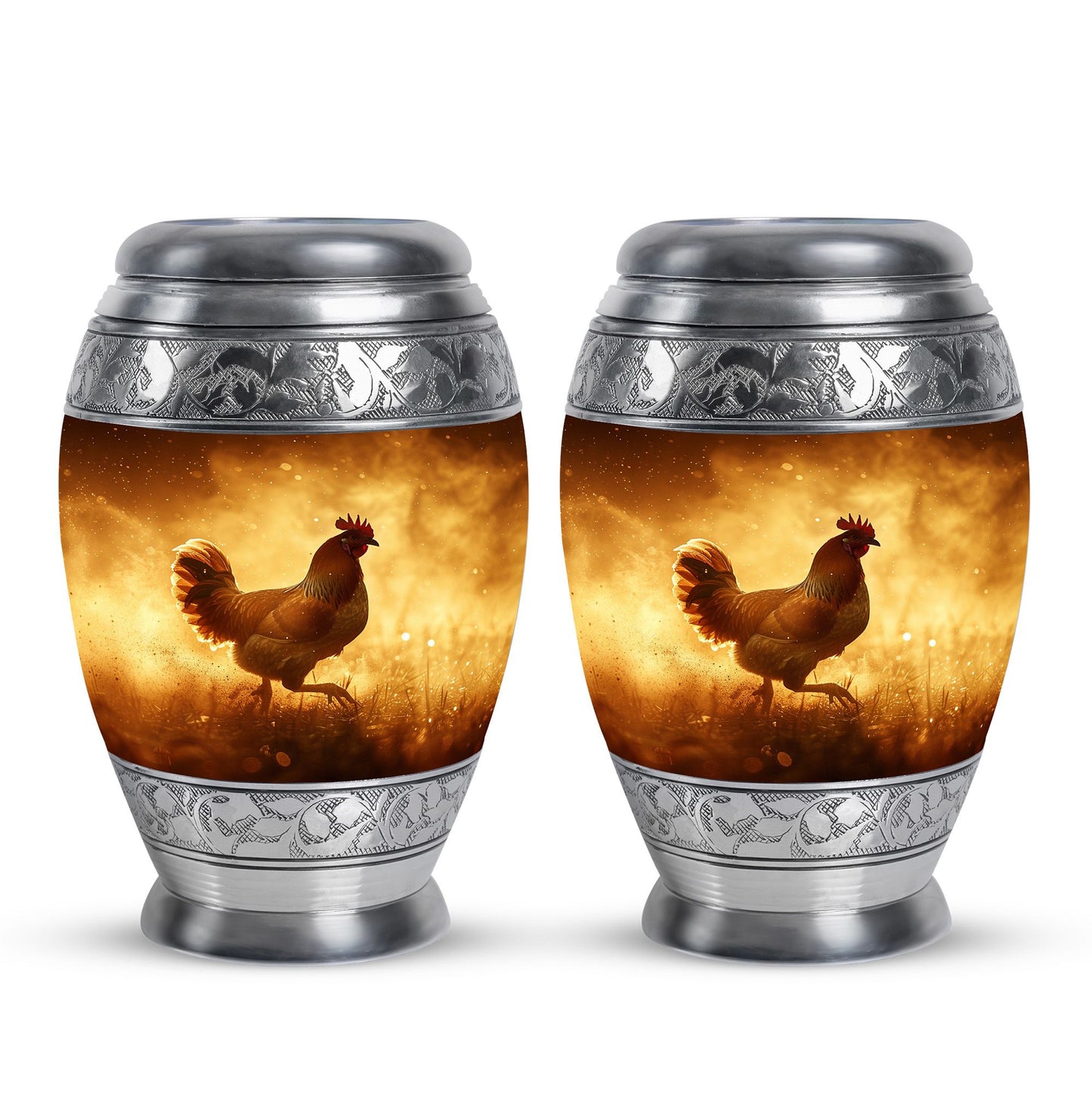 Chicken Theme 3 Inch Keepsake Pack of 2