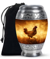 Chicken Theme Large Urn 10 Inch