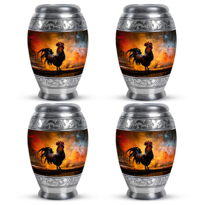 Chicken Theme 3 Inch Keepsake Pack of 4
