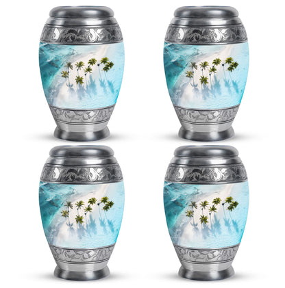 Beach Theme 3 Inch Keepsake Pack of 4