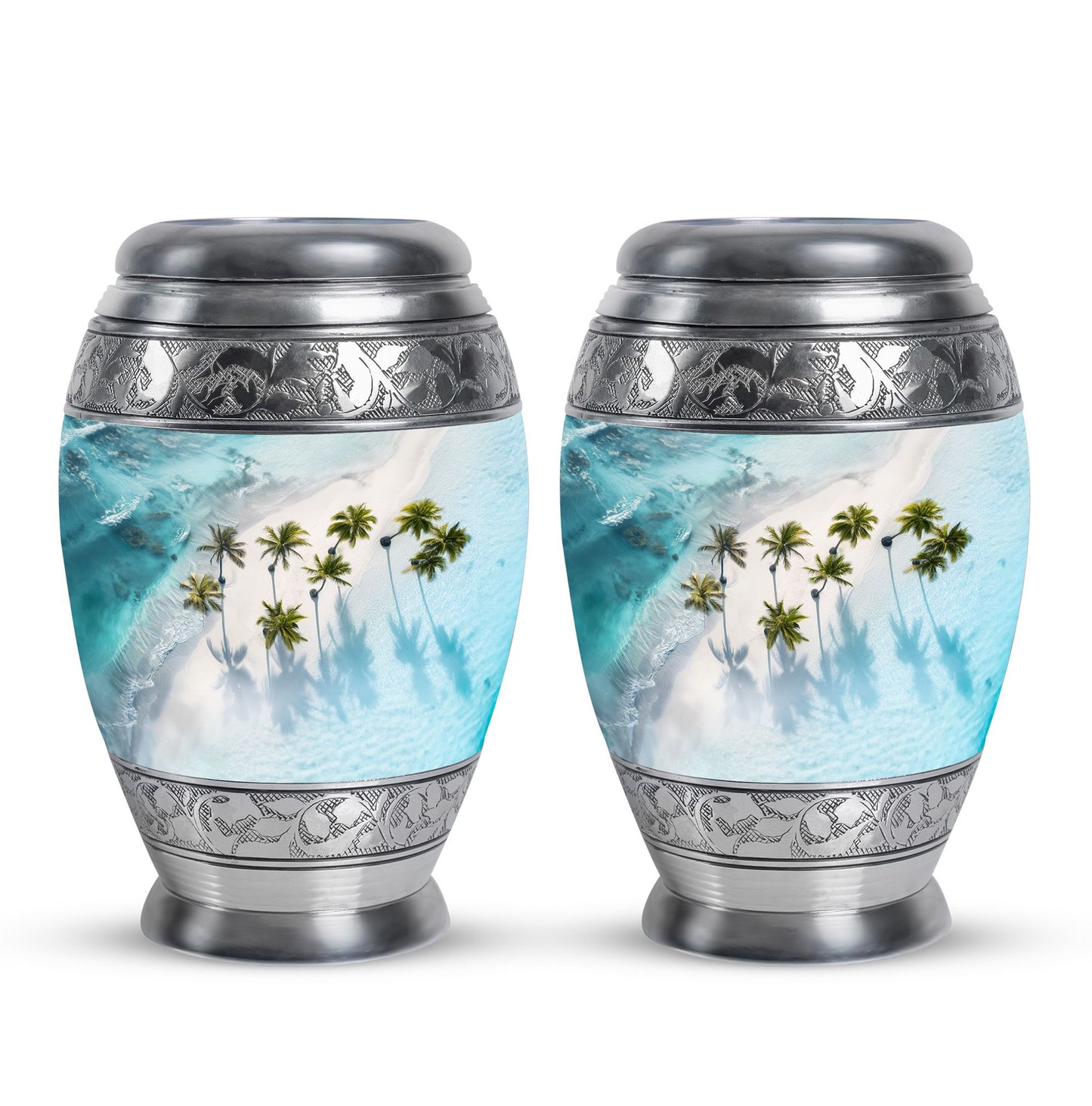 Beach Theme 3 Inch Keepsake Pack of 2