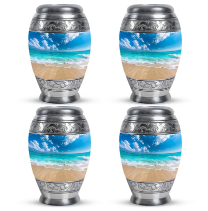 Beach Theme 3 Inch Keepsake Pack of 4