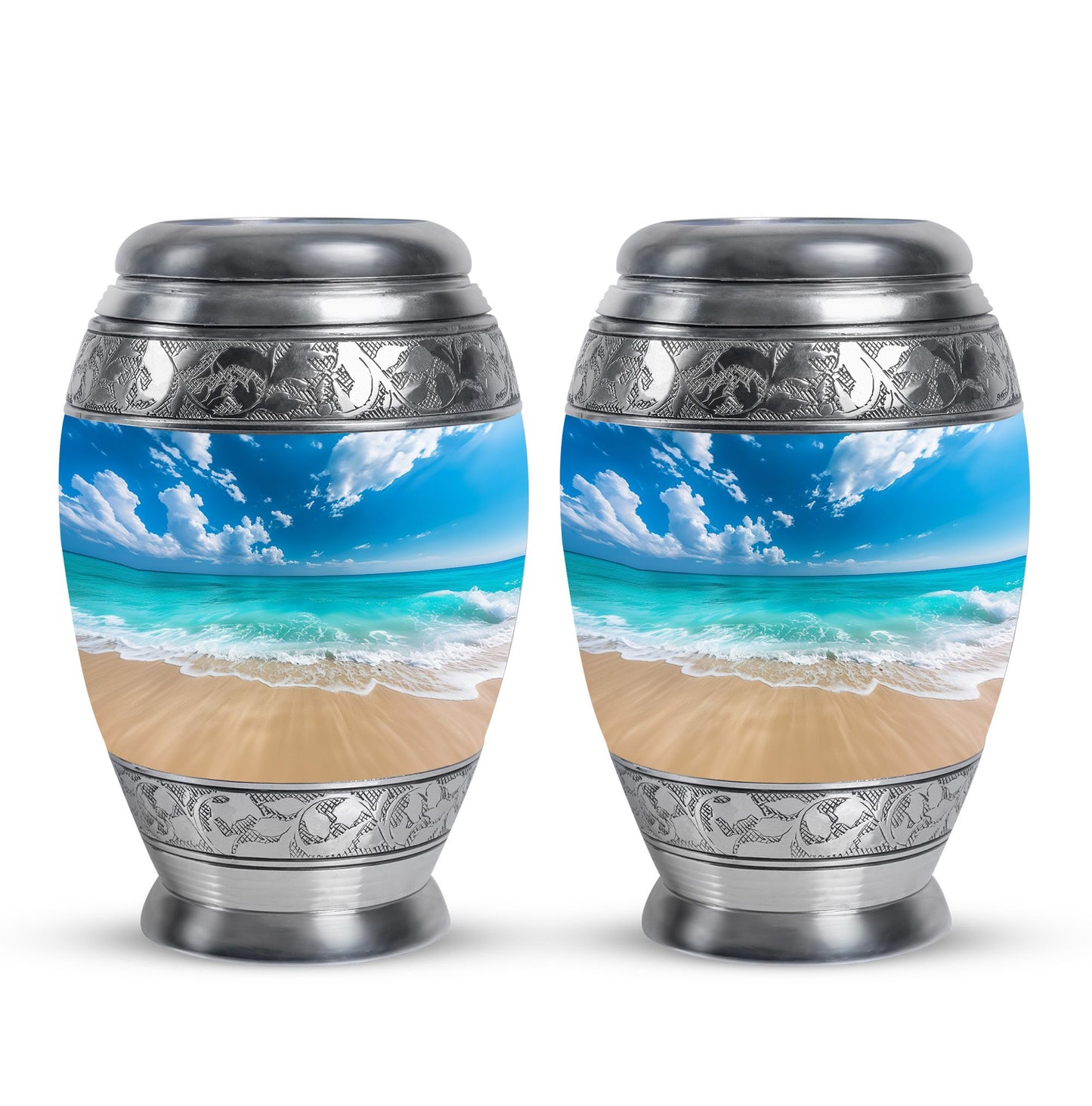 Beach Theme 3 Inch Keepsake Pack of 2