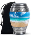 Beach Theme Large Urn 10 Inch