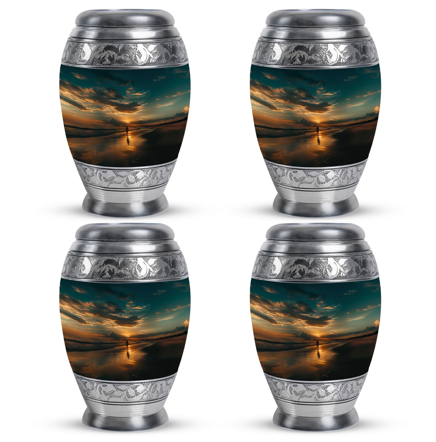 Beach Theme 3 Inch Keepsake Pack of 4