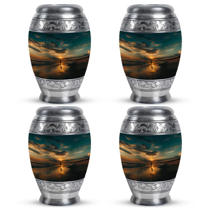 Beach Theme 3 Inch Keepsake Pack of 4