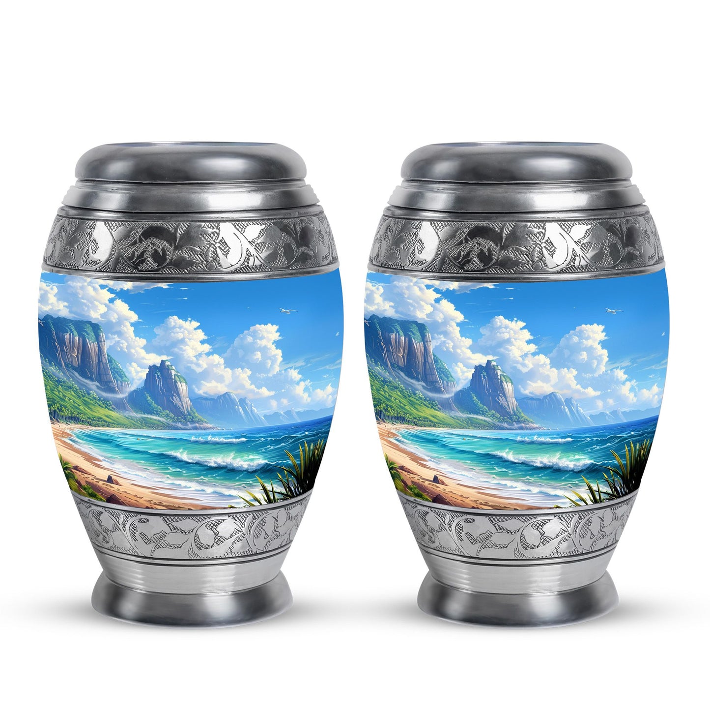 Beach Theme 3 Inch Keepsake Pack of 2