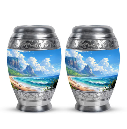 Beach Theme 3 Inch Keepsake Pack of 2