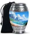 Beach Theme Large Urn 10 Inch