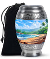 Beach Theme Large Urn 10 Inch