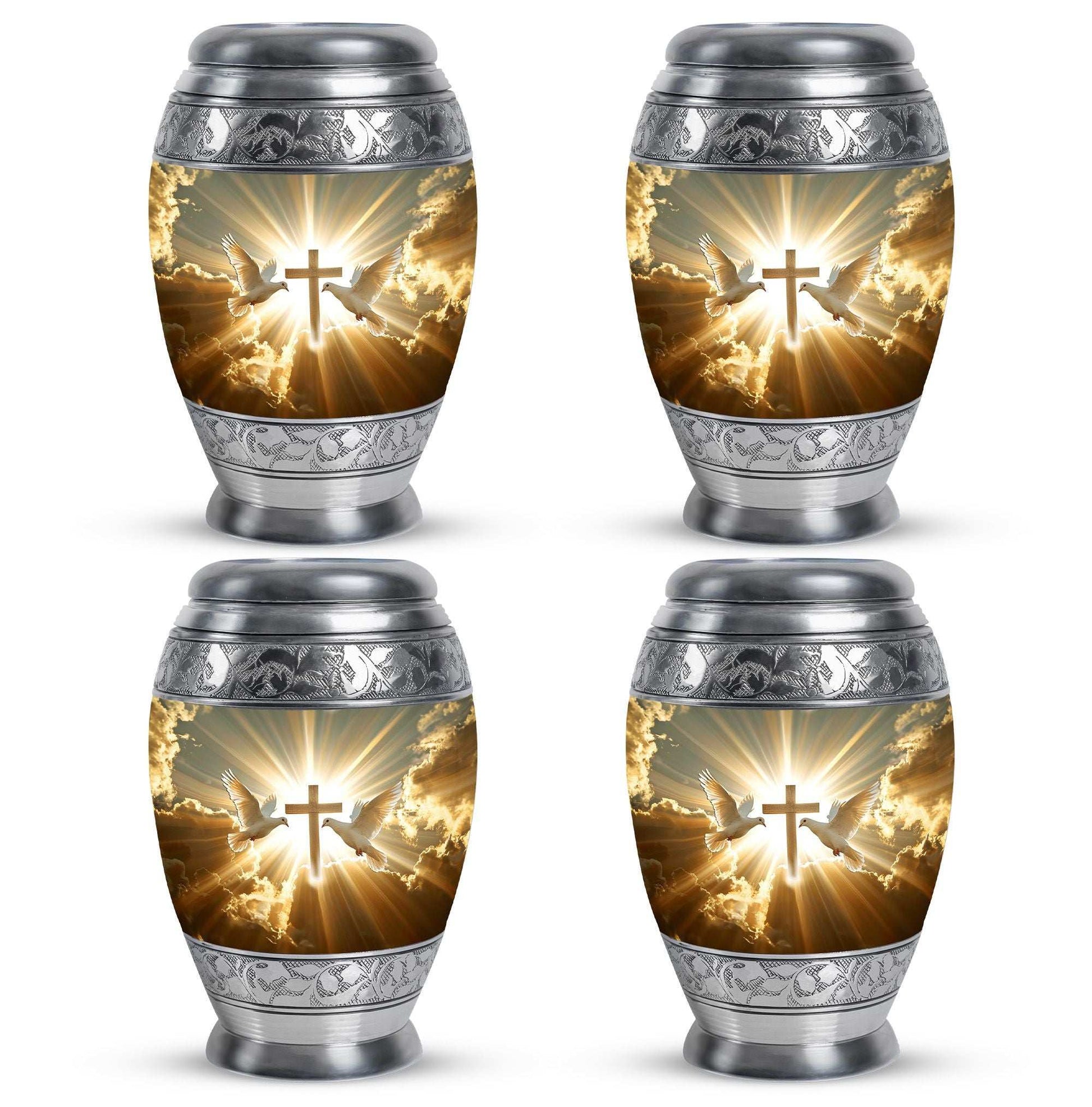 Dove Theme 3 Inch Keepsake Pack of 4