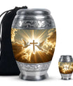 Dove Theme Large Urn With 1 Keepsake Urn