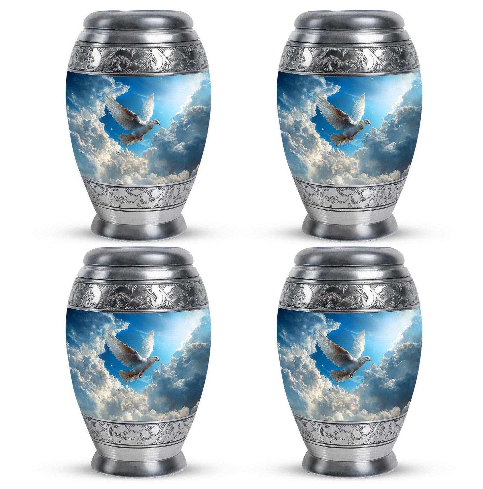 Dove Theme 3 Inch Keepsake Pack of 4