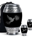 Dove Theme Large Urn With 2 Keepsake Urn