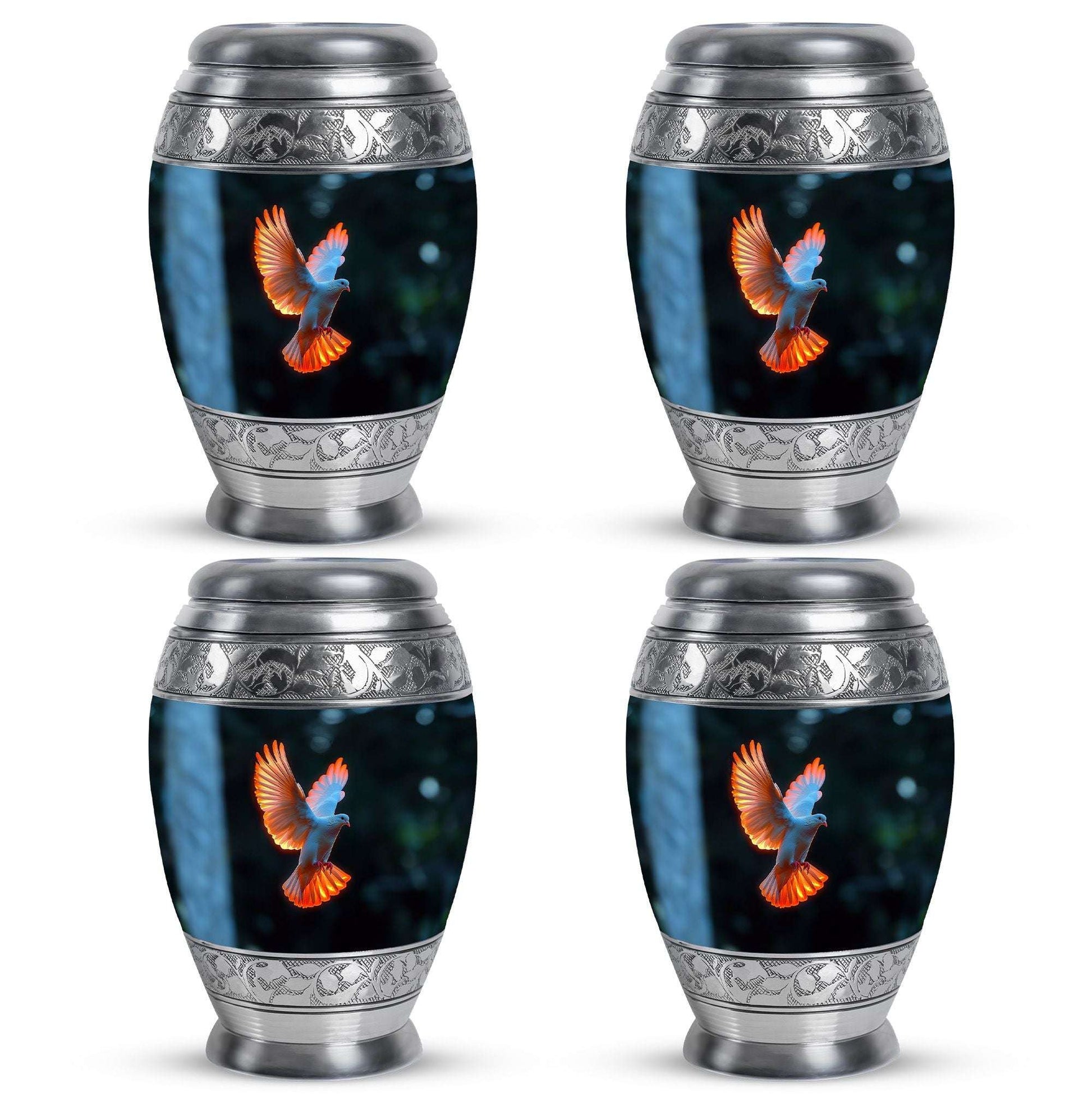 Dove Theme 3 Inch Keepsake Pack of 4