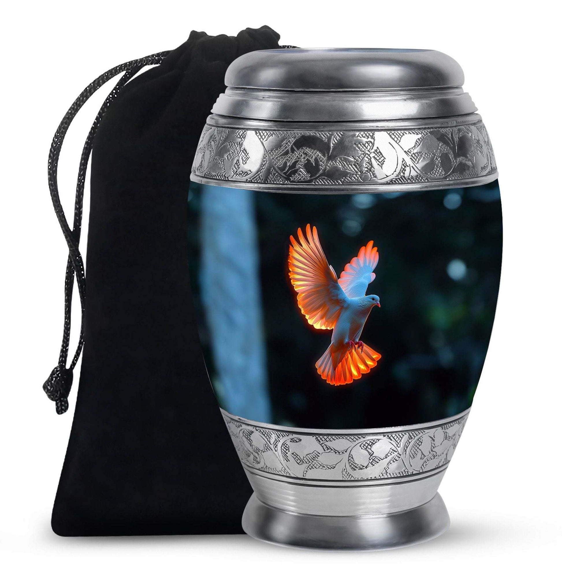 Dove Theme Large Urn 10 Inch