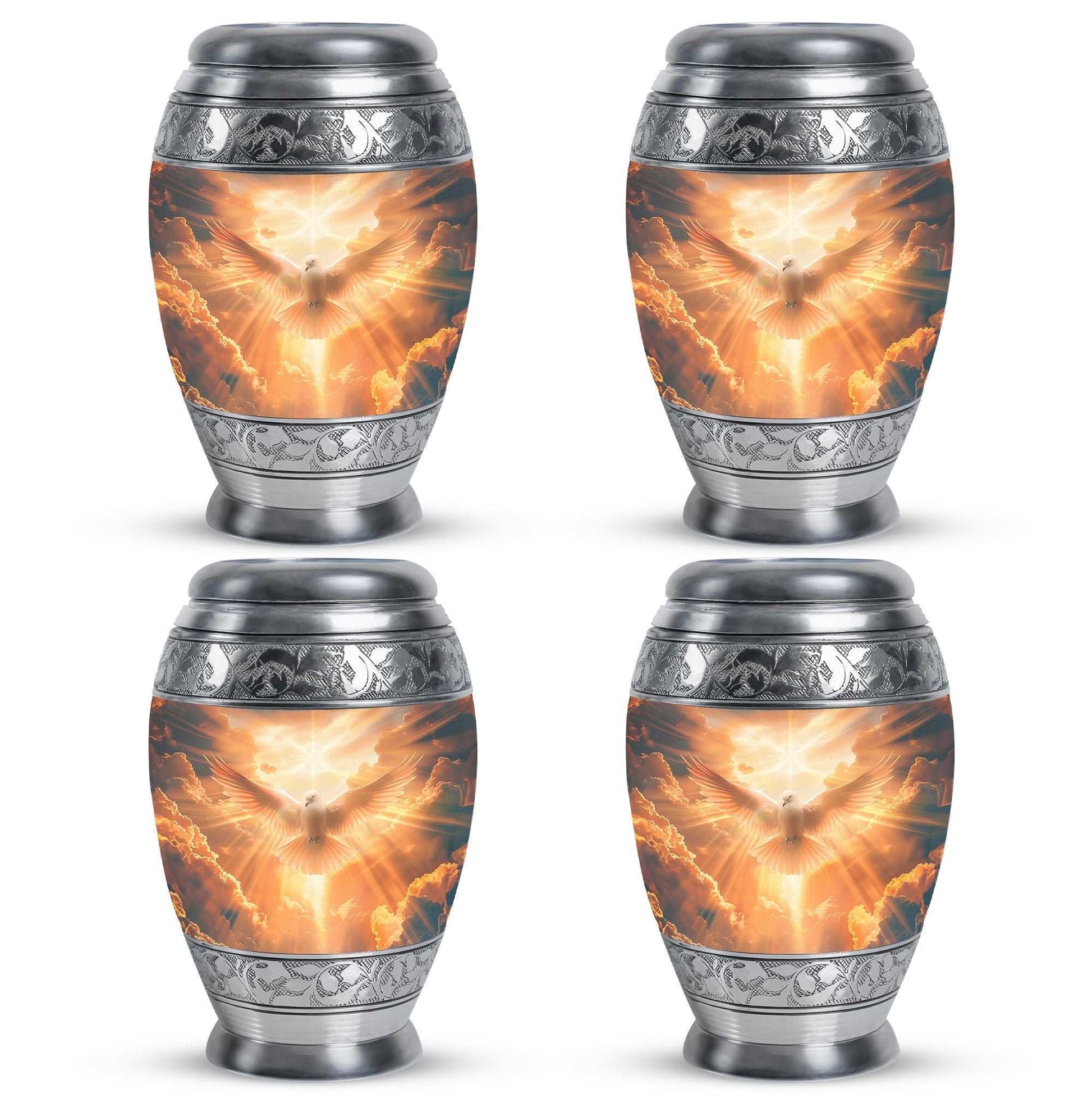 Dove Theme 3 Inch Keepsake Pack of 4