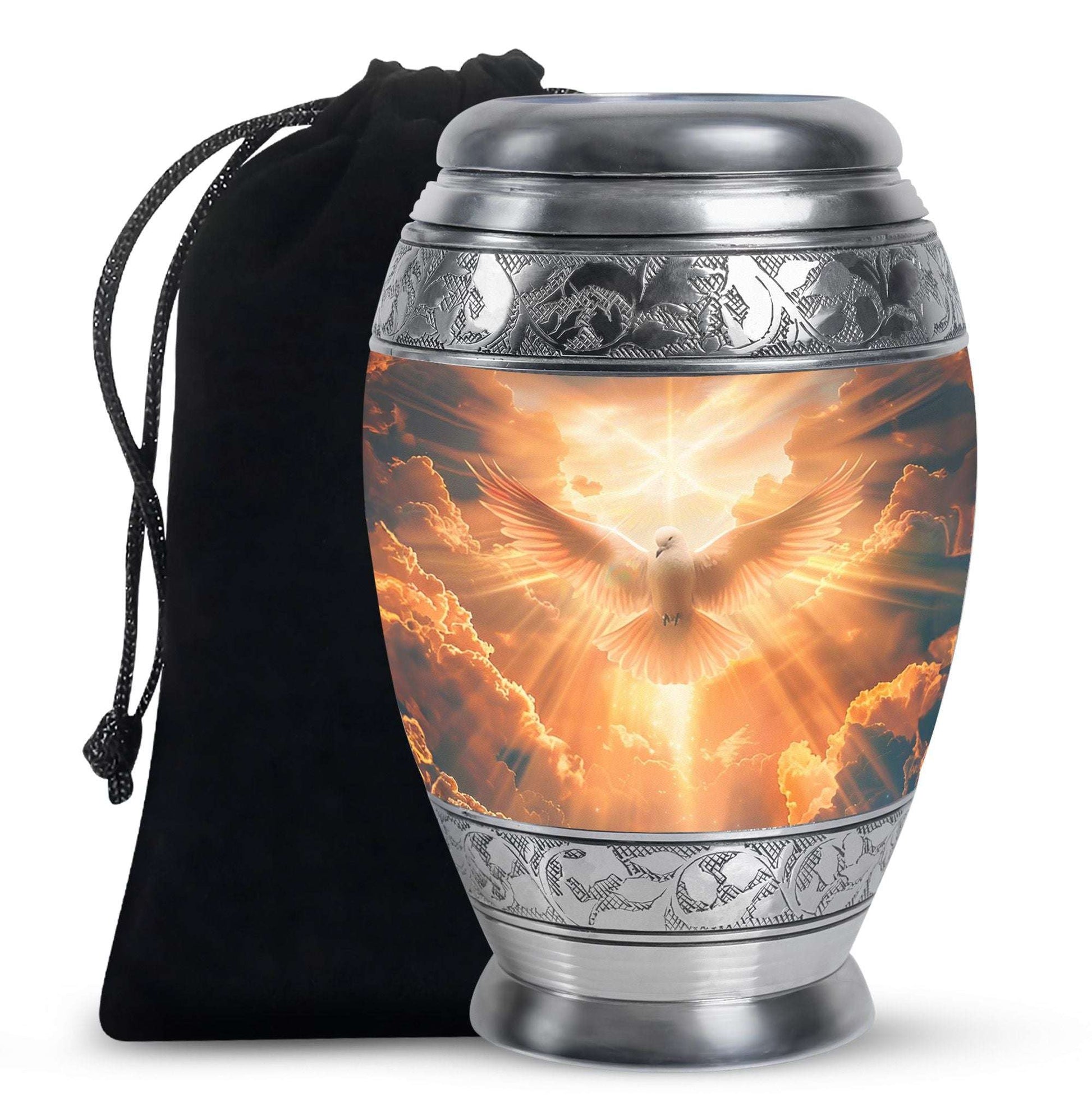 Dove Theme Large Urn 10 Inch