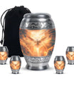 Dove Theme Large Urn With 4 Keepsake Urn