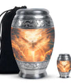 Dove Theme Large Urn With 1 Keepsake Urn